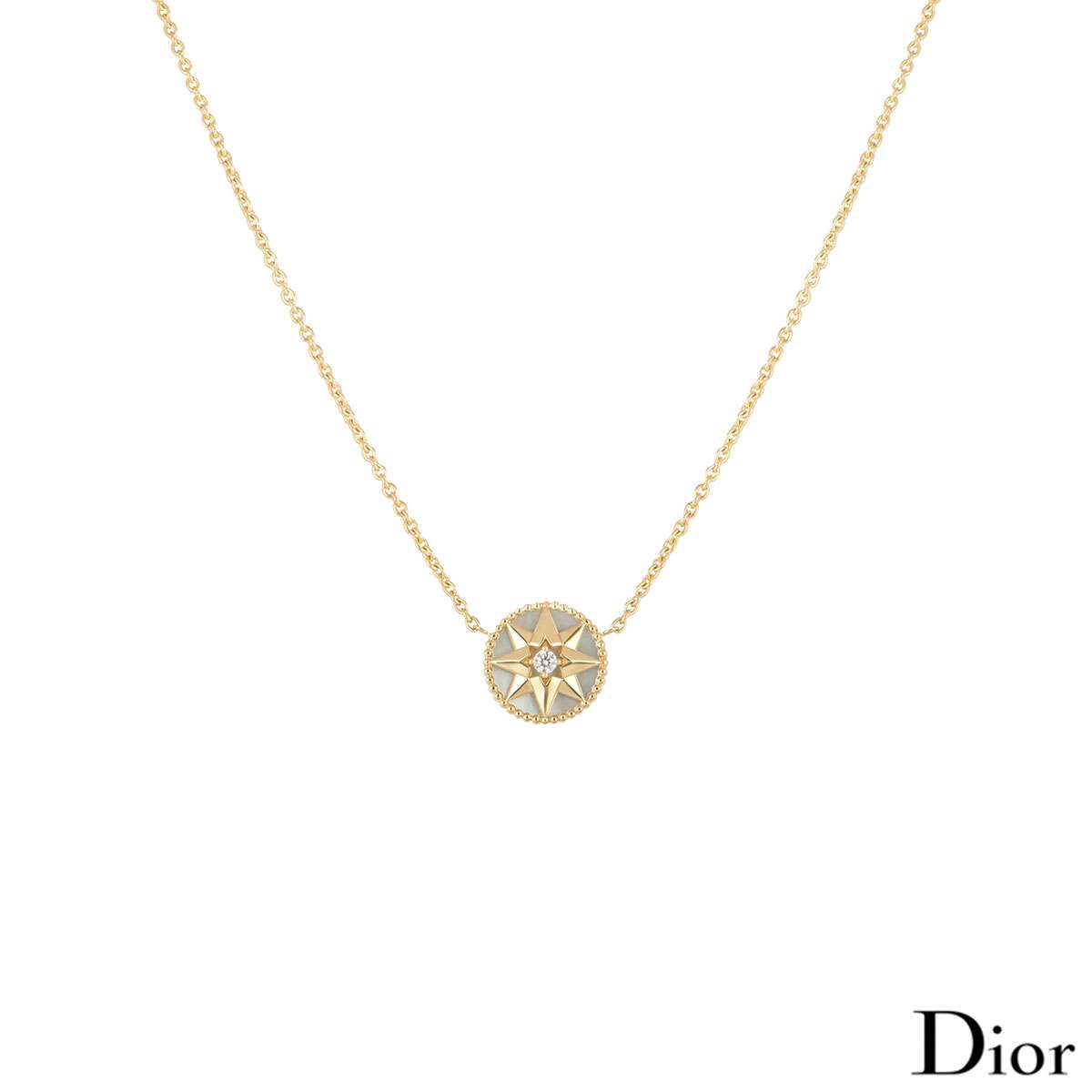 Rose des vents yellow gold necklace Dior Gold in Yellow gold - 28578162